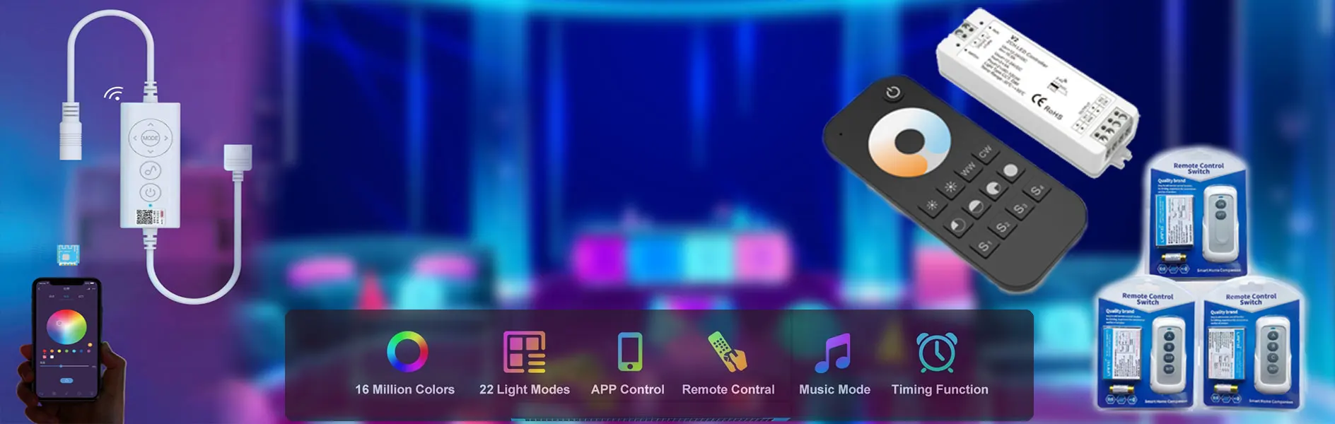 Top RGB/RGBW LED Controllers Supplier banner