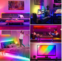 شريط إضاءة LED RGB 12 فولت للجانب الخلفي للتلفزيون
